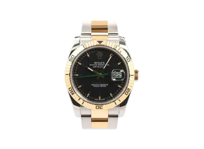 ROLEX Datejust Turn-O-Graph "Black/Stainless Steel/Yellow Gold"