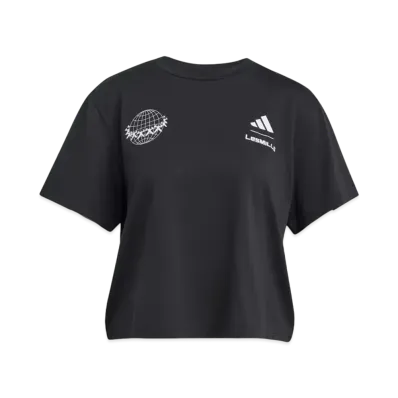 adidas Les Mills Team Graphic Short Sleeve T-shirt "Black"