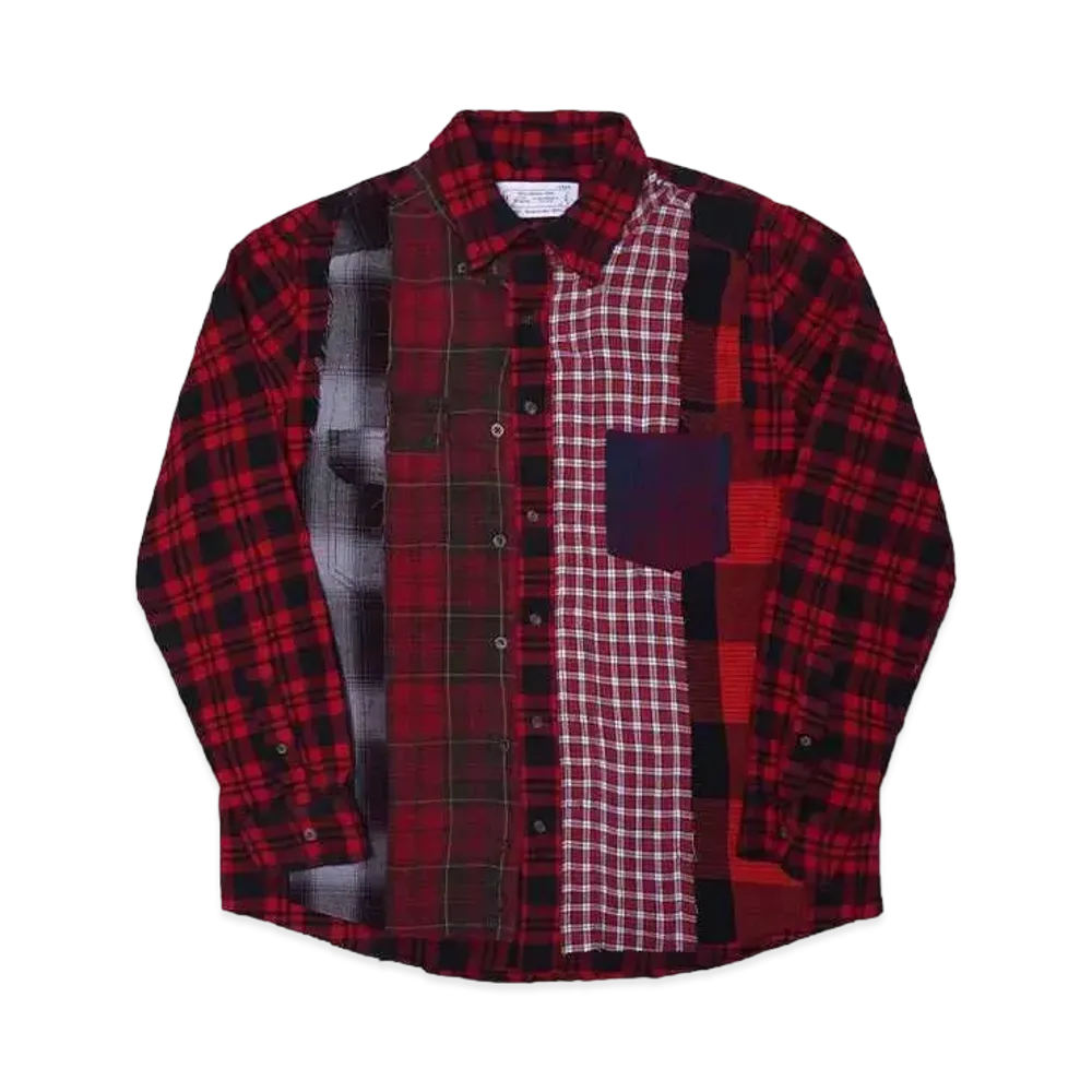 Rafu Remake shirt "BROWN or Red"