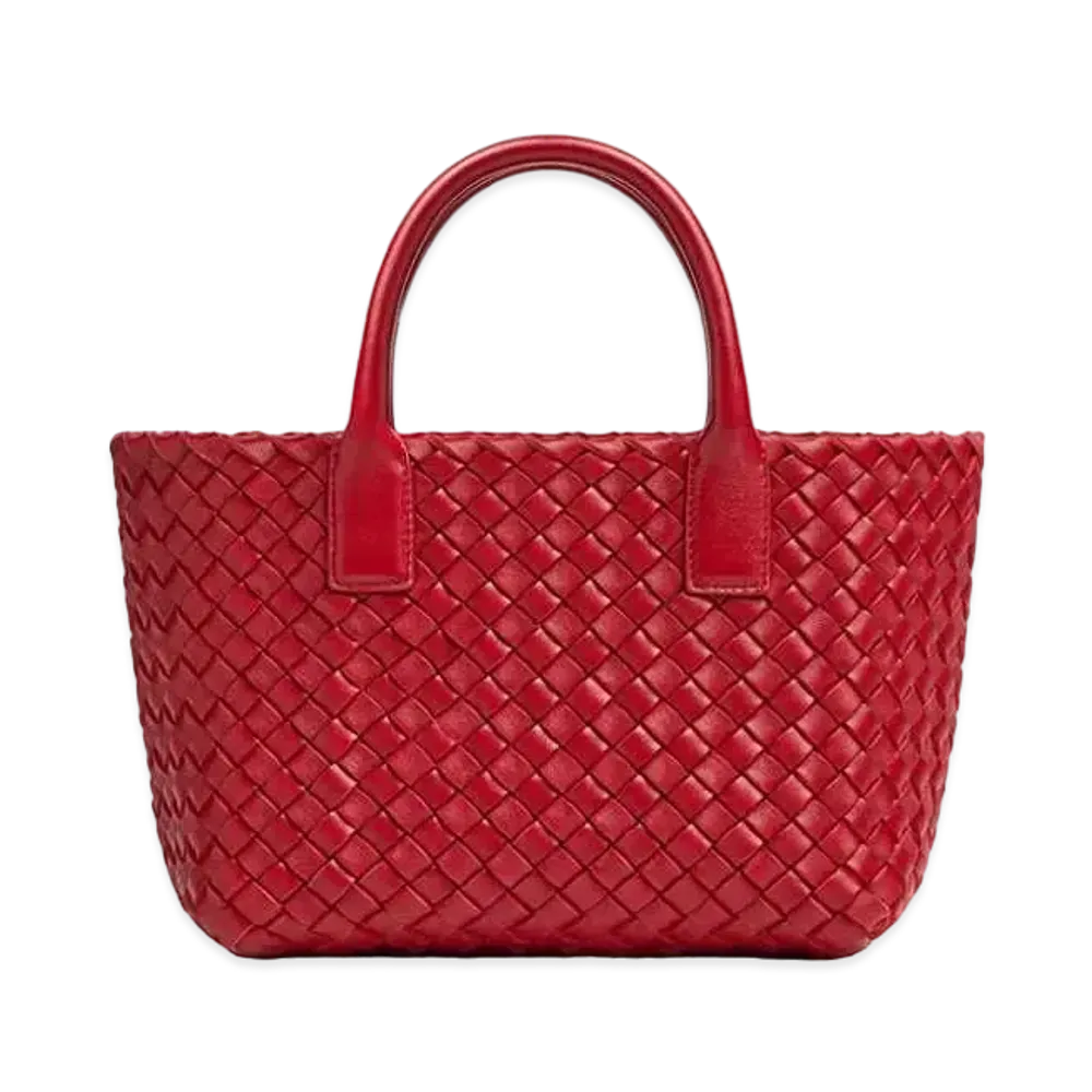 Bottega Veneta Mini Cabat "Apple Candy"