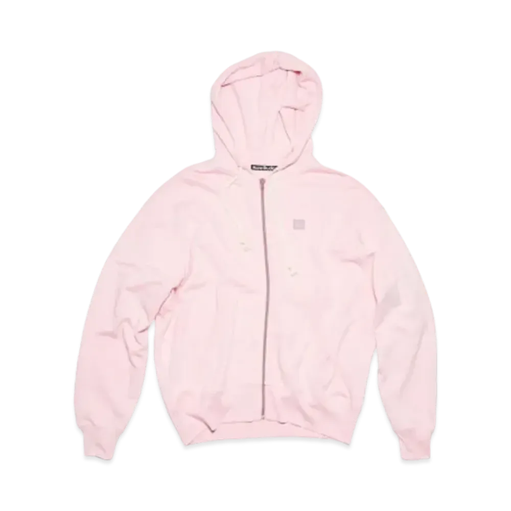 Acne Studios Hooded Zip Sweater "Light Pink"