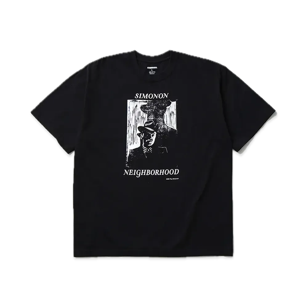 NEIGHBORHOOD x PAUL SIMONON Tee SS-1 "Black"