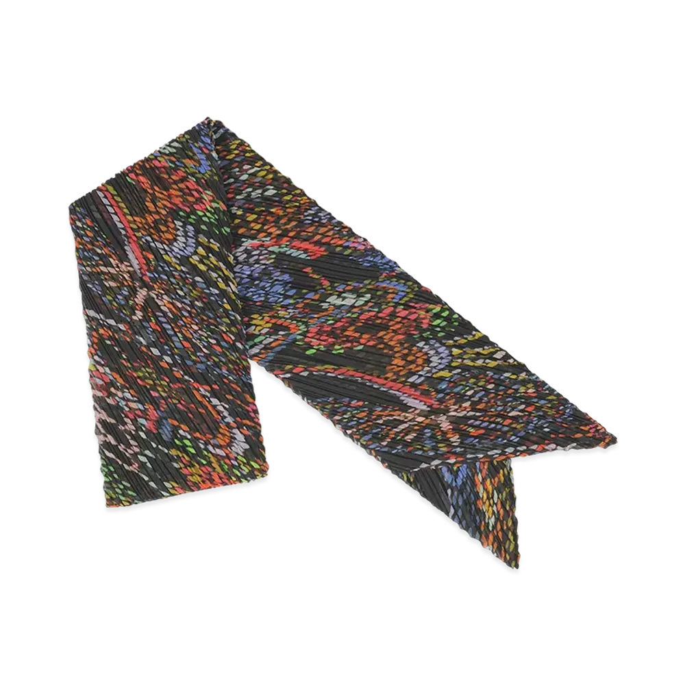 PLEATS PLEASE ISSEY MIYAKE Light Festival Scarf "Black"