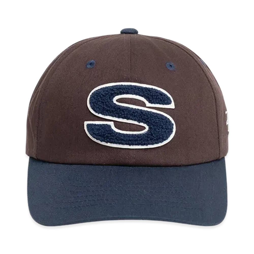 Stussy Low Profile Chenille S Snapback "Dark Brown"