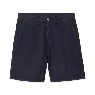 Carhartt WIP Walter Single Knee Short "Dark Navy (garment dyed)"