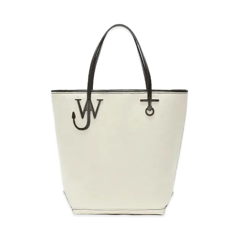 JW ANDERSON Tall Anchor Canvas Tote Bag "Beige"