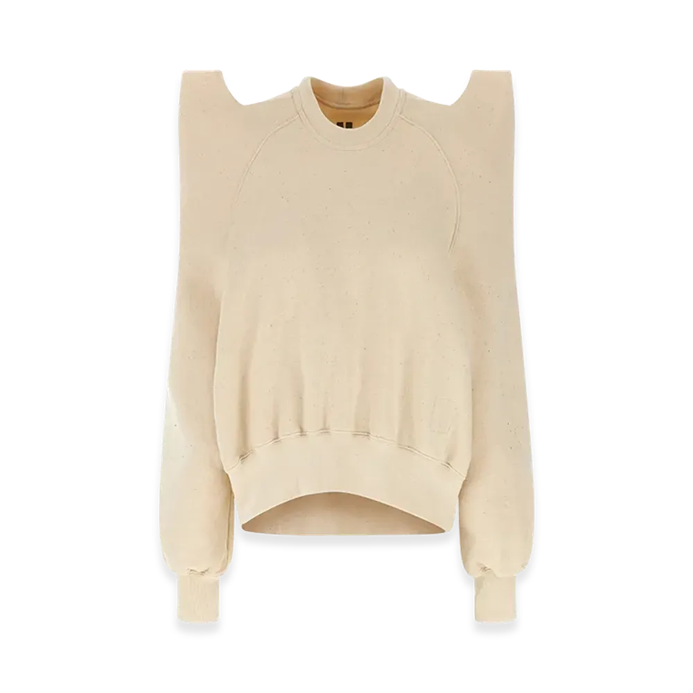 Rick Owens DRKSHDW Women's Tecsweat' Sweatshirt "Beige"