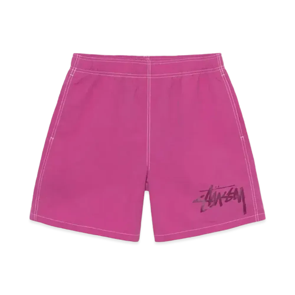 Stussy x Our Legacy Work Shop Water Short "Magenta"