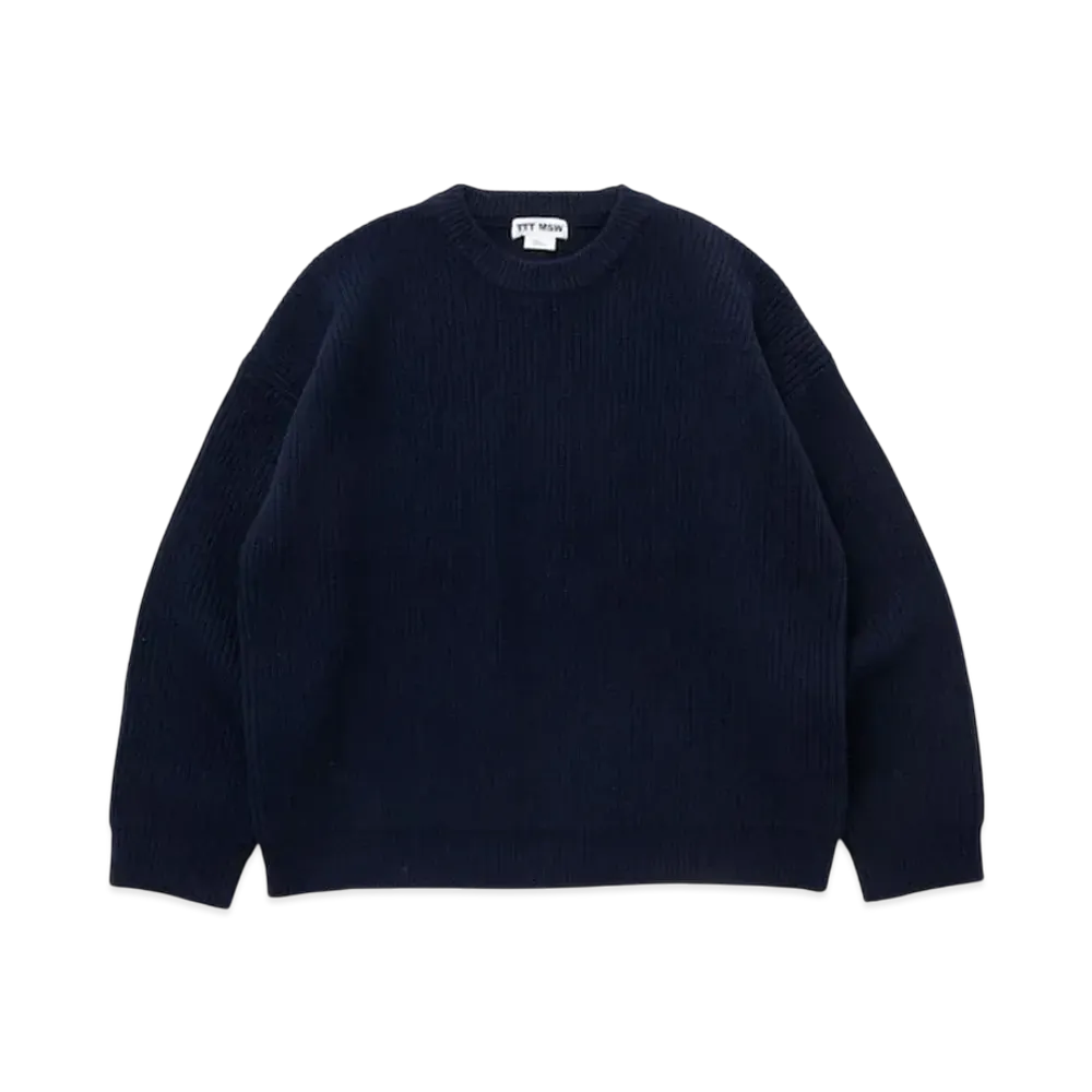 TTT MSW Wool Pullover Knit "Navy"