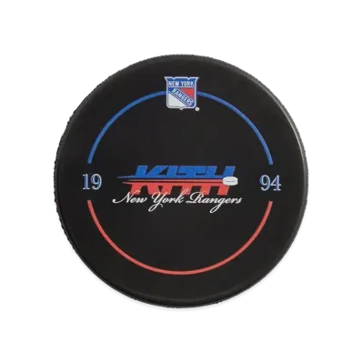 Kith x The New York Rangers x Inglasco Official Game Hockey Puck PH "Black"