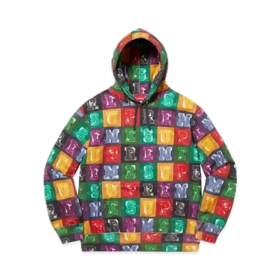 Supreme Blocks Hooded Sweatshirt "Multicolor"