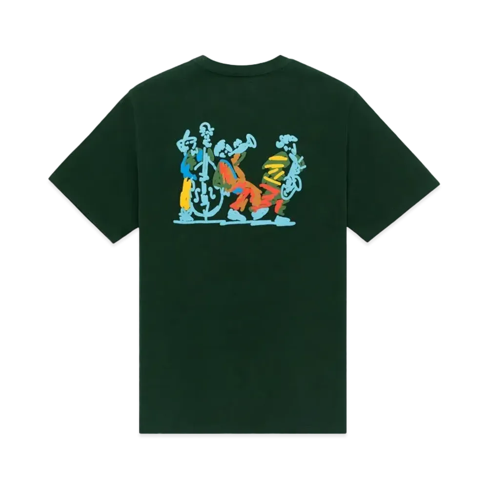 Aime Leon Dore x Drake's Blues Tee "Green"