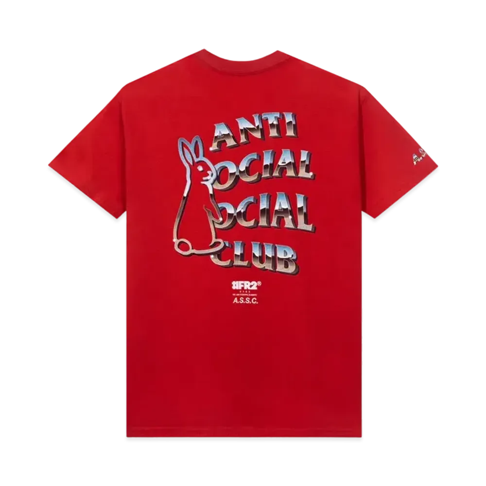 ANTI SOCIAL SOCIAL CLUB x FR2 ASSC Magnetism Red Tee "Red"