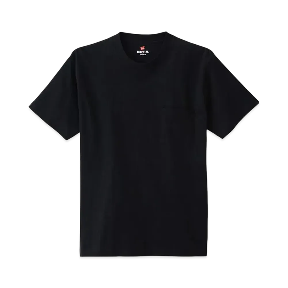 Hanes BEEFY Pocket T-Shirt "Black"