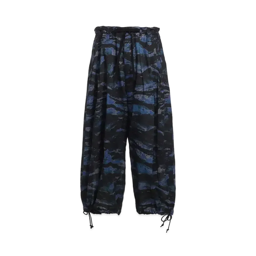 Ground Y Viyella Zebra Balloon Pants "Blue"