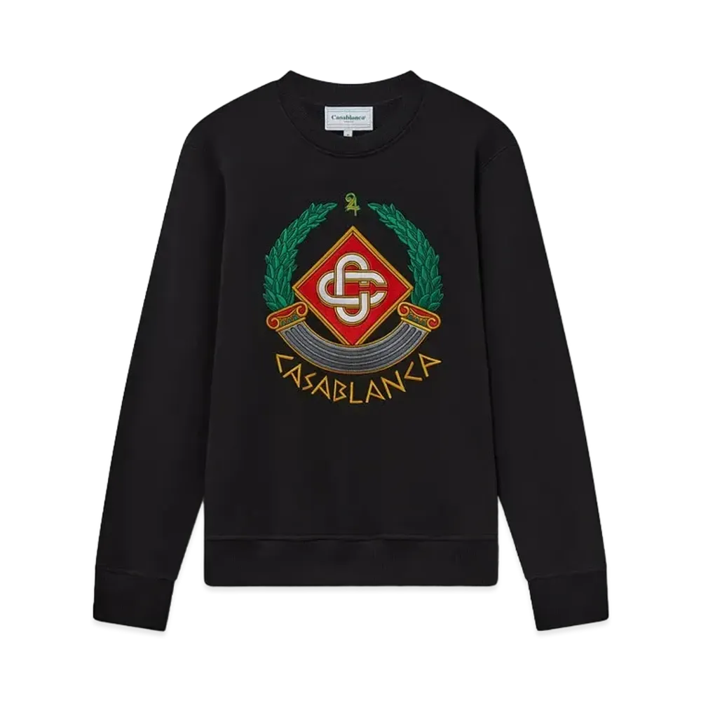 Casablanca Casa Crest Sweatshirt "Black"