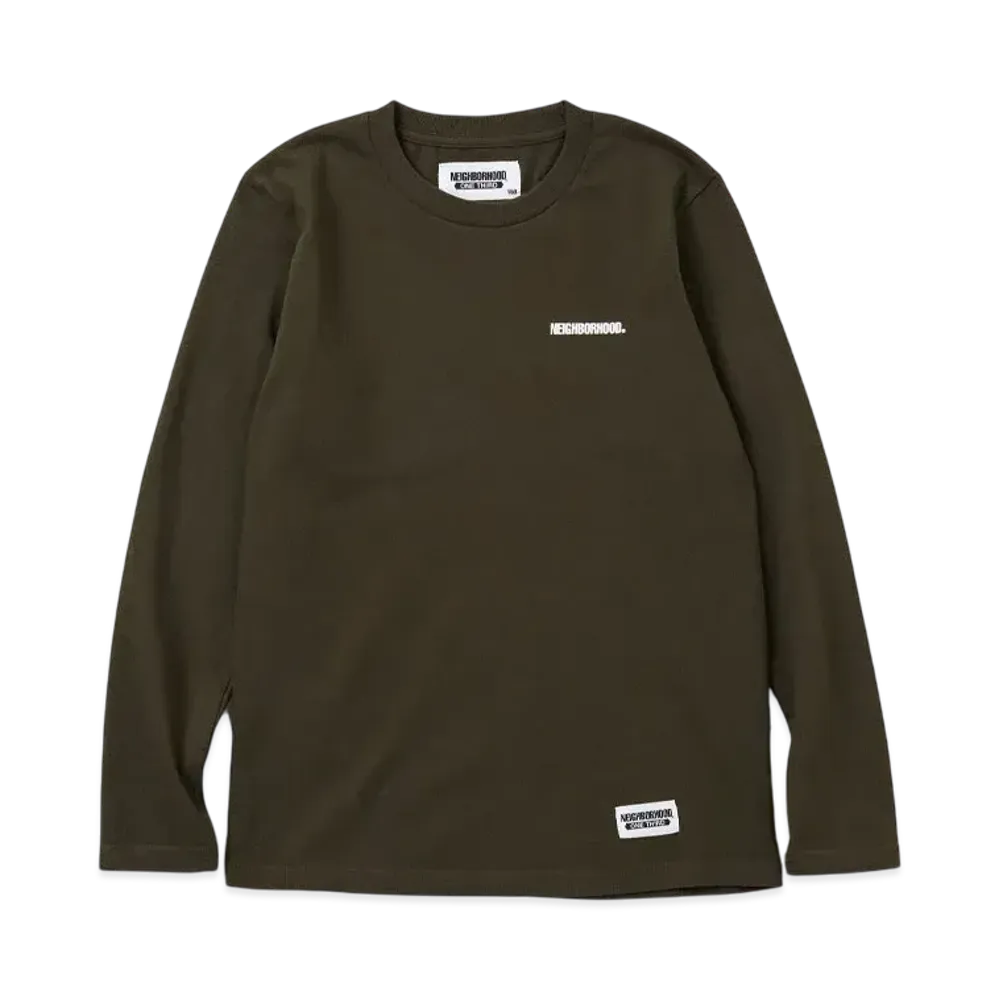 NEIGHBORHOOD OT . Tee LS-1 "Olive Drab"