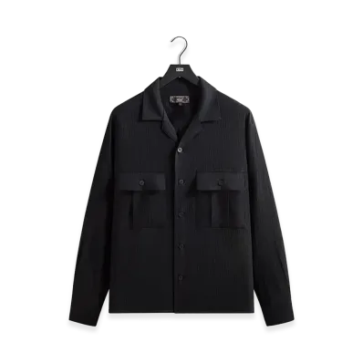 Kith Crinkled Nylon Ugo Shirt "Black"