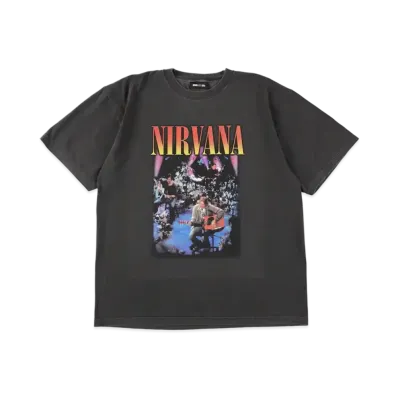 WIND AND SEA x NIRVANA Unplugged S/S Tee "Charcoal"