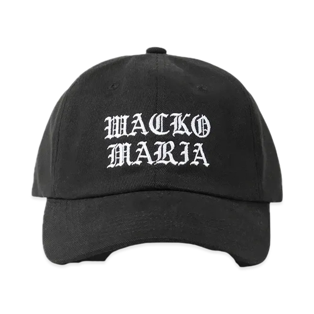 WACKO MARIA 6 Panel Cap "Black"