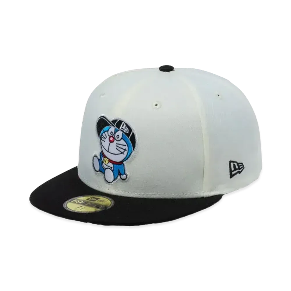 NEW ERA x Doraemon 59FIFTY Cap "Chrome White/Black"