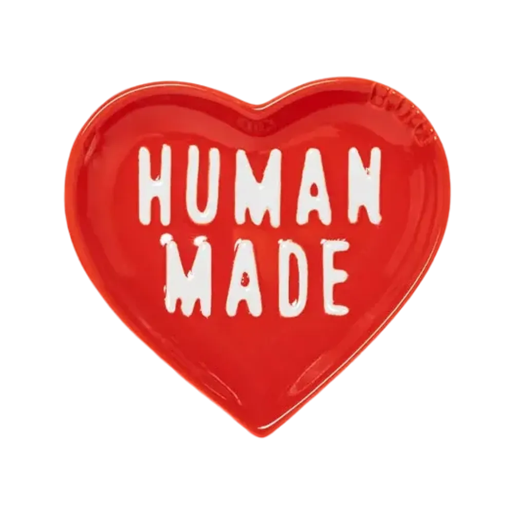 HUMAN MADE Heart Ceramics Tray "Red"