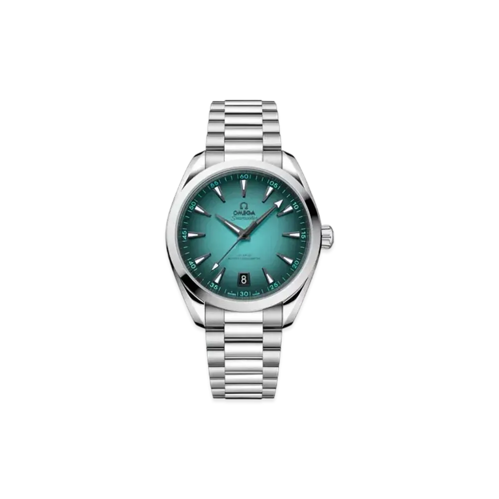 OMEGA Seamaster Aqua Terra 150M 41MM "Stainless Steel/Turquoise/Black Gradient" 220.10.41.21.03.006