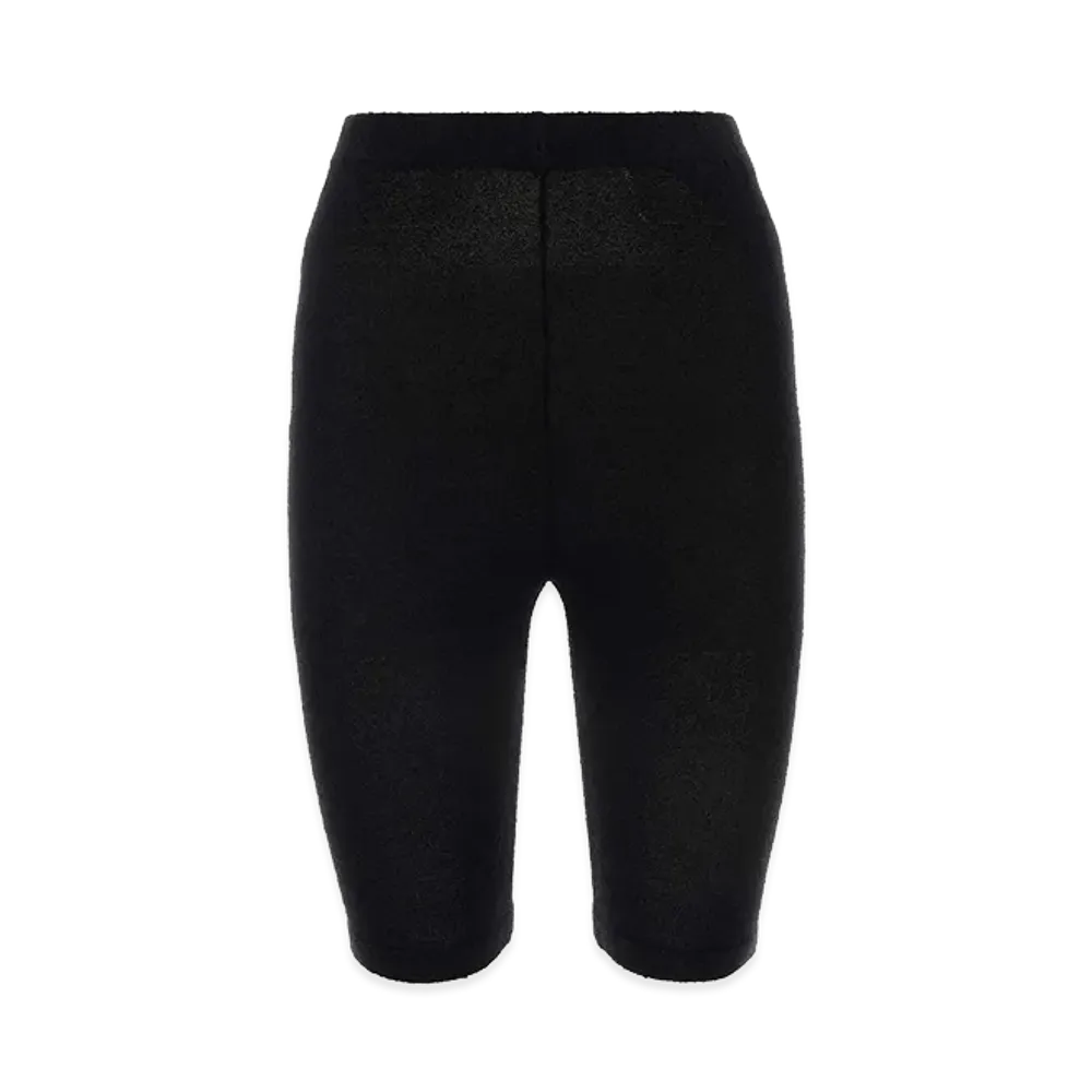 BALENCIAGA Women's Stretch Terry Fabric Leggings "Black"