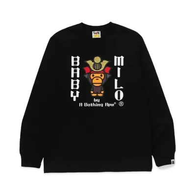 A BATHING APE Kyoto Baby Milo Long Sleeve Tee Kyoto Store Limited "Black"