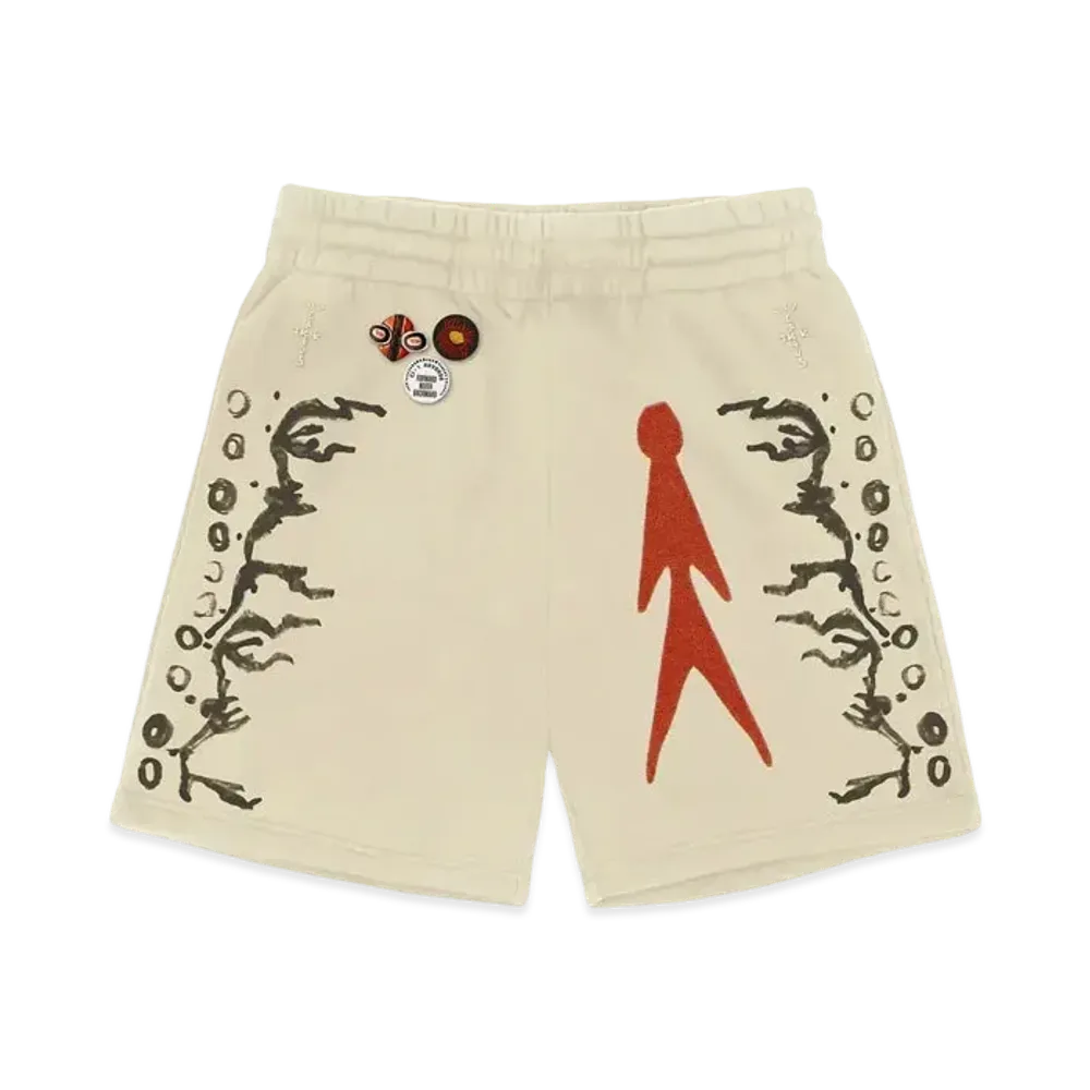 Travis Scott Cactus Jack CHARACTER SHORTS "Ivory"