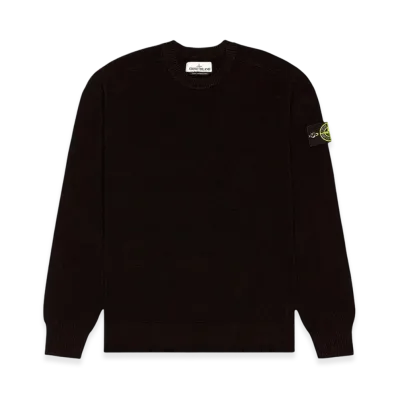 Stone Island 548D2 Soft Cotton Crewneck Knit "Black"