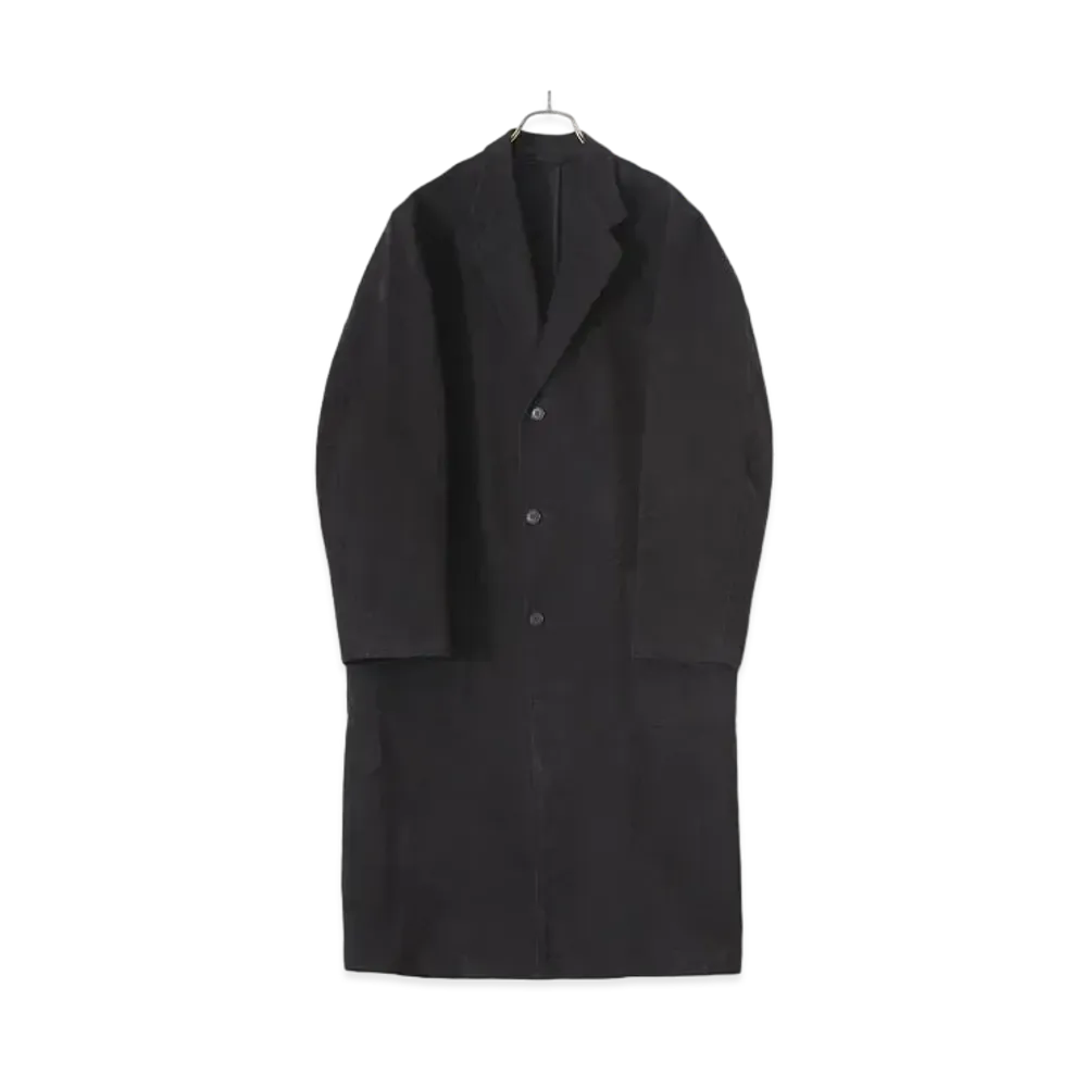 COMOLI Moleskin Work Coat "Black"