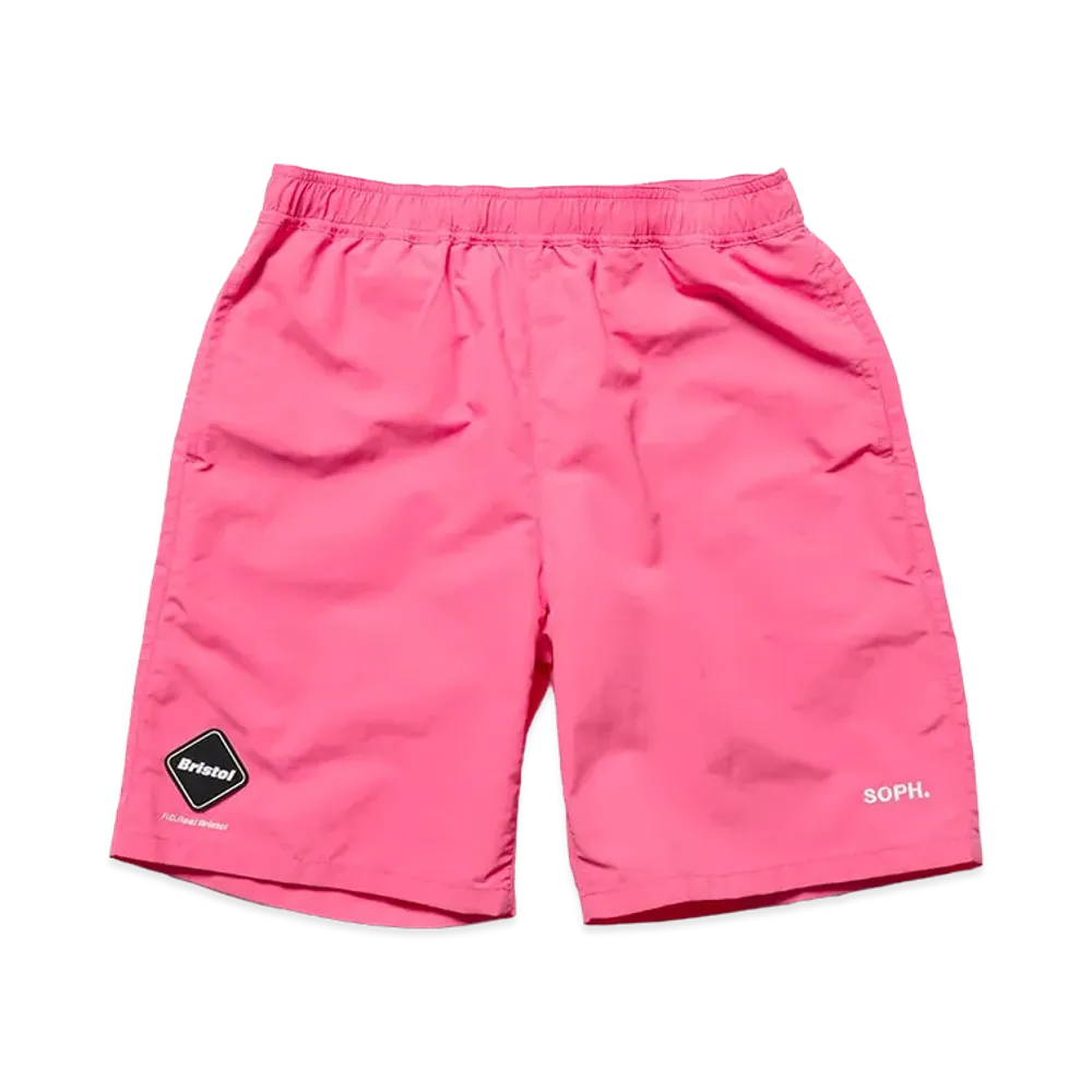 F.C.Real Bristol Kids Supplex Nylon Easy Shorts "Pink"