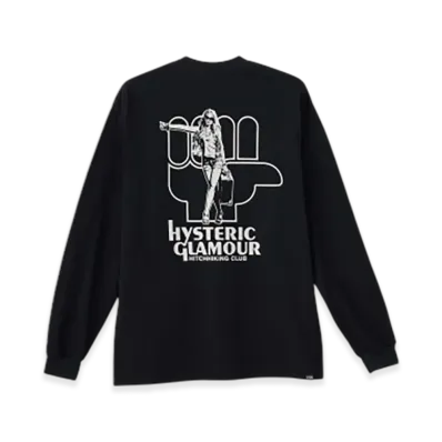 HYSTERIC GLAMOUR Hys Hitchhiking Club T-Shirt "Black"