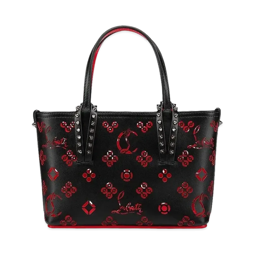 Christian Louboutin Cabata E/W Mini "Black/Red"