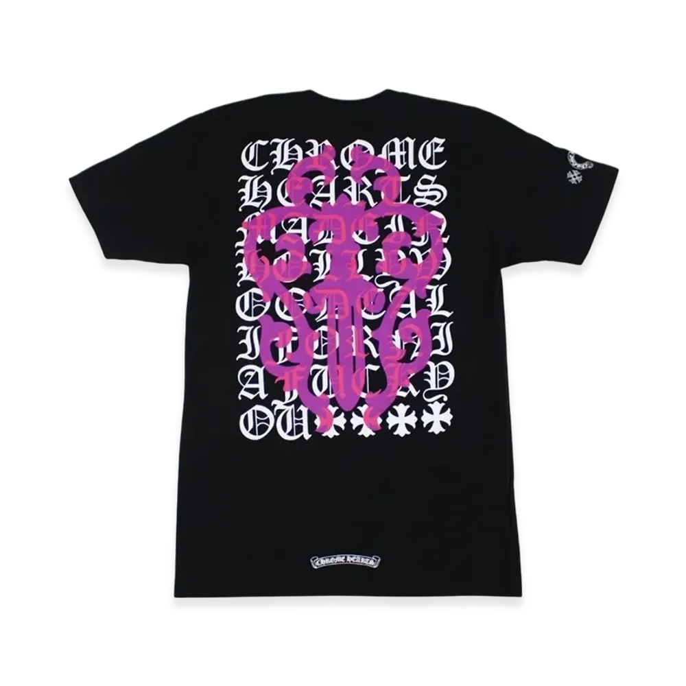 Chrome Hearts Dagger Eye Chart Pocket T-Shirt "Black"