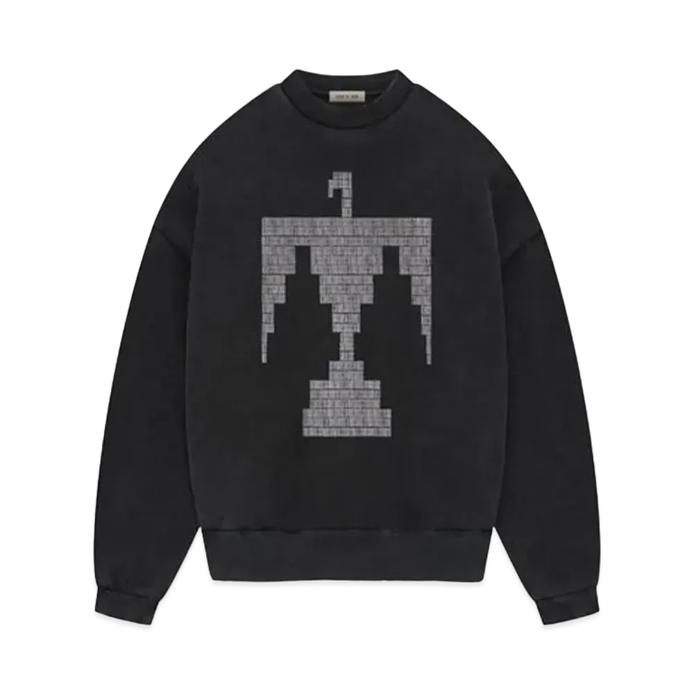 FEAR OF GOD Thunderbird Crewneck Sweatshirt "Black"