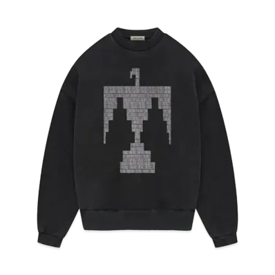 FEAR OF GOD Thunderbird Crewneck Sweatshirt "Black"