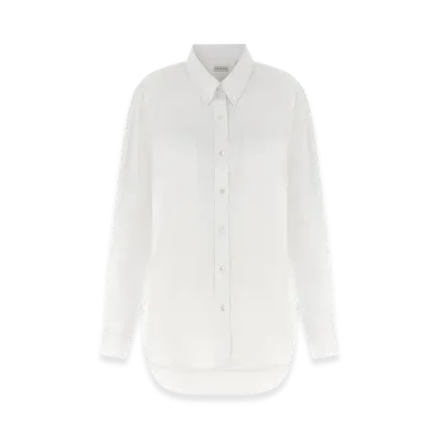 DRIES VAN NOTEN Women's 'Cheers' Shirt "White"