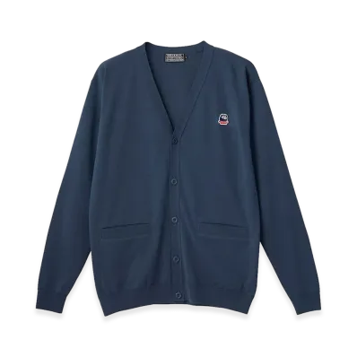 HYSTERIC GLAMOUR Multi Woman Patch Cardigan "Navy"