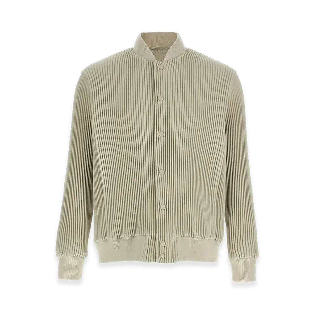 HOMME PLISSE ISSEY MIYAKE Kersey Pleats Jacket "Beige"