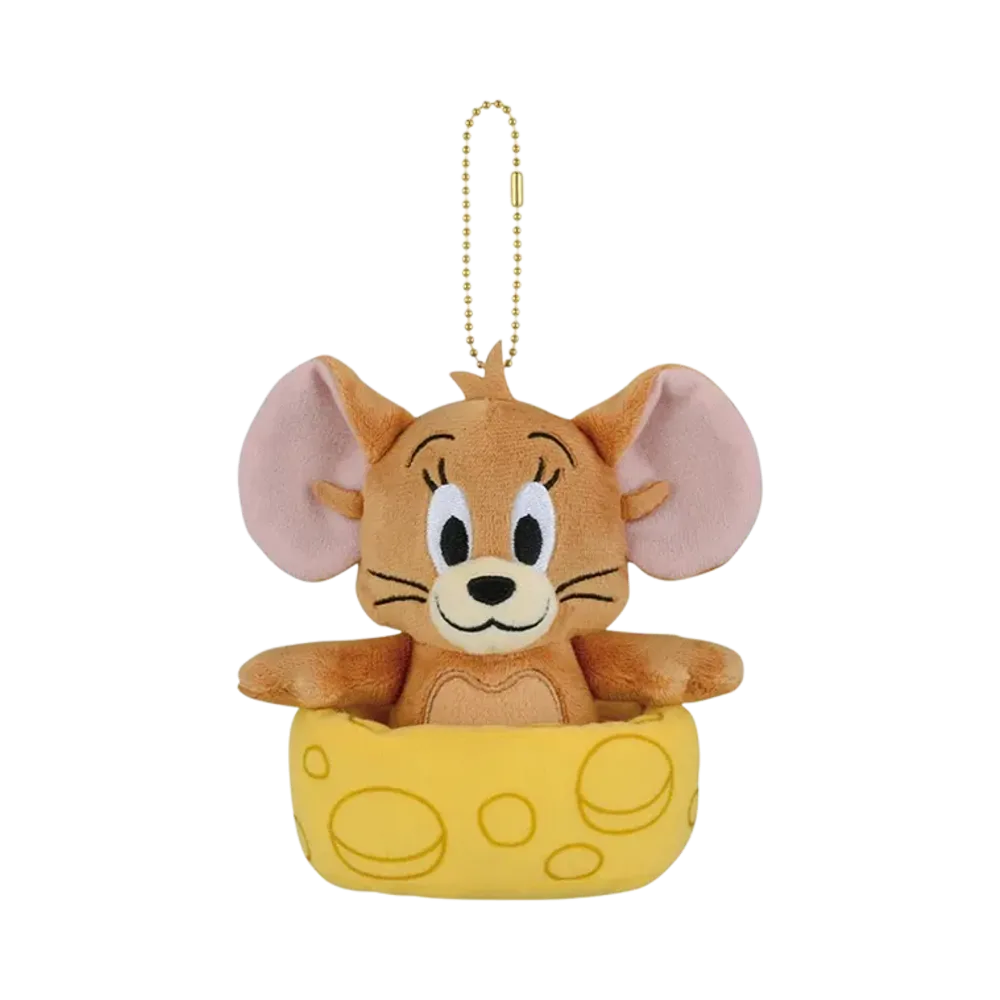 BANDAI "Ichiban Kuji" -Tom and Jerry Colorful Funny Time!- D Prize Display Plush Mascot - Jerry