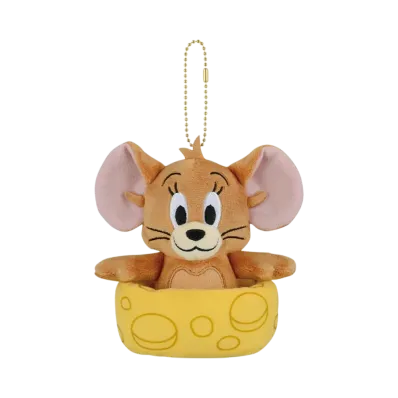 BANDAI "Ichiban Kuji" -Tom and Jerry Colorful Funny Time!- D Prize Display Plush Mascot - Jerry