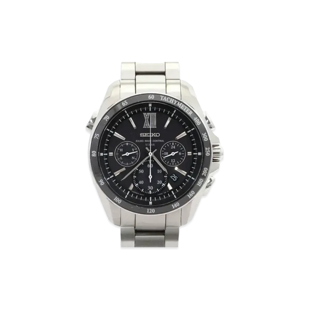 SEIKO Brightz Solar Radio Chronograph "Black" SAGA153