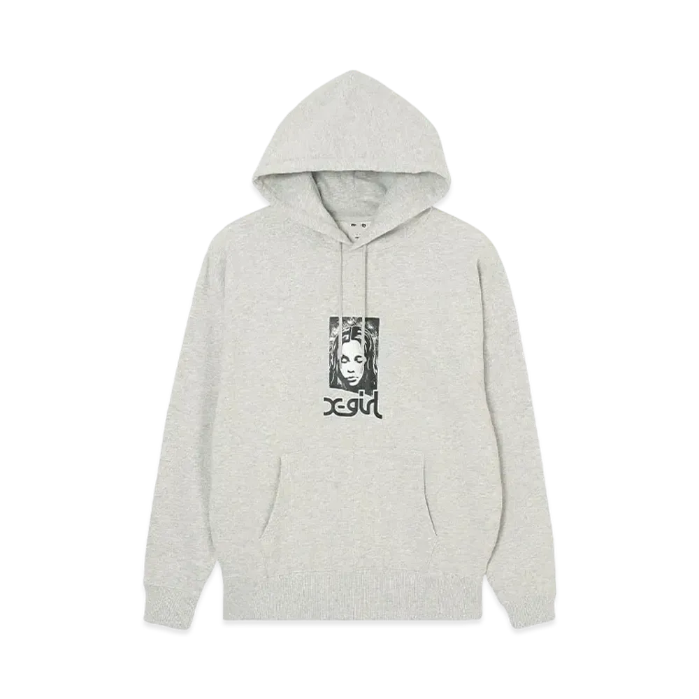 X-Girl Grunge Face Sweat Hoodie "Ash"