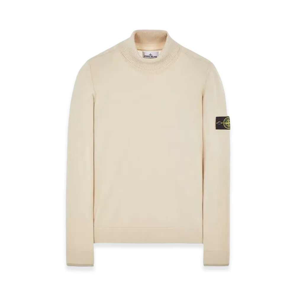Stone Island 530A1 Stretch Turtleneck Knit - 23FW "Stucco"