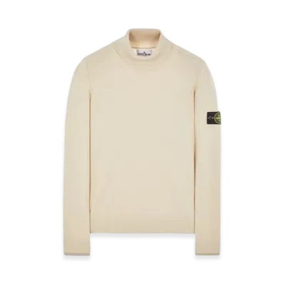 Stone Island 530A1 Stretch Turtleneck Knit - 23FW "Stucco"