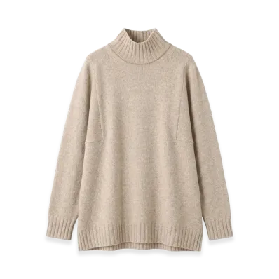 Max Mara Women's Aceti Turtleneck Sweater "Beige"