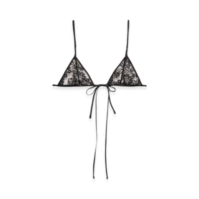 PRADA Women's Lace Bra "Black"