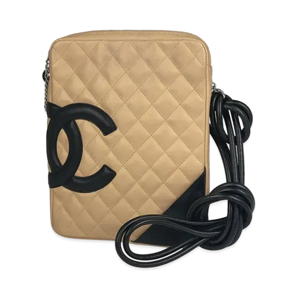 CHANEL Cambon Shoulder Bag "Beige"